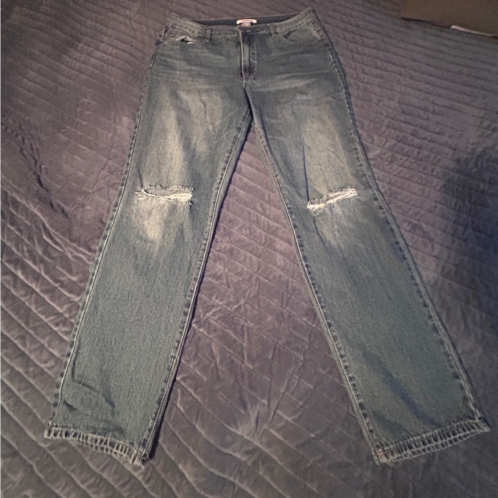 d. jeans Women's Blue Straight Leg Jeans